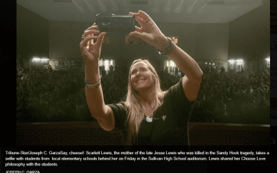 Scarlett shares Choose Love Philosophy with Students at Sullivan High in Indiana