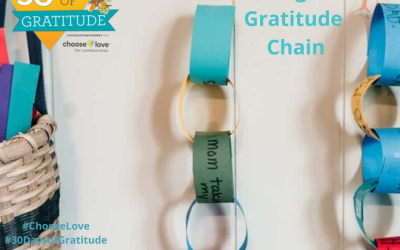 30 Days of Gratitude Challenge #12 Gratitude Chain