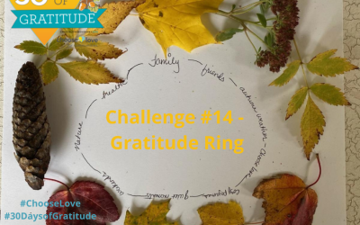 30 Days of Gratitude Challenge #14 – Gratitude Ring of Leaves