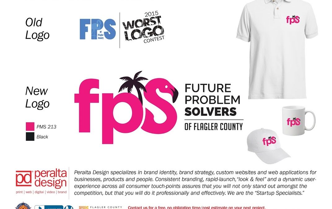 Peralta Design Reveals The New Logo For The Future Problem Solvers Of Flagler County At Entrepreneur Night!